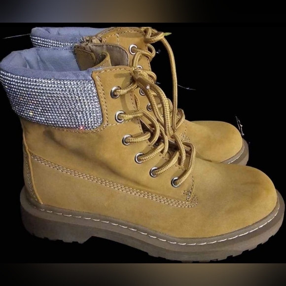 Beautiful!Rhinestone Embellished Ladies Work n Play Boots by Wild Pair/New, Sz 6 - Picture 5 of 10